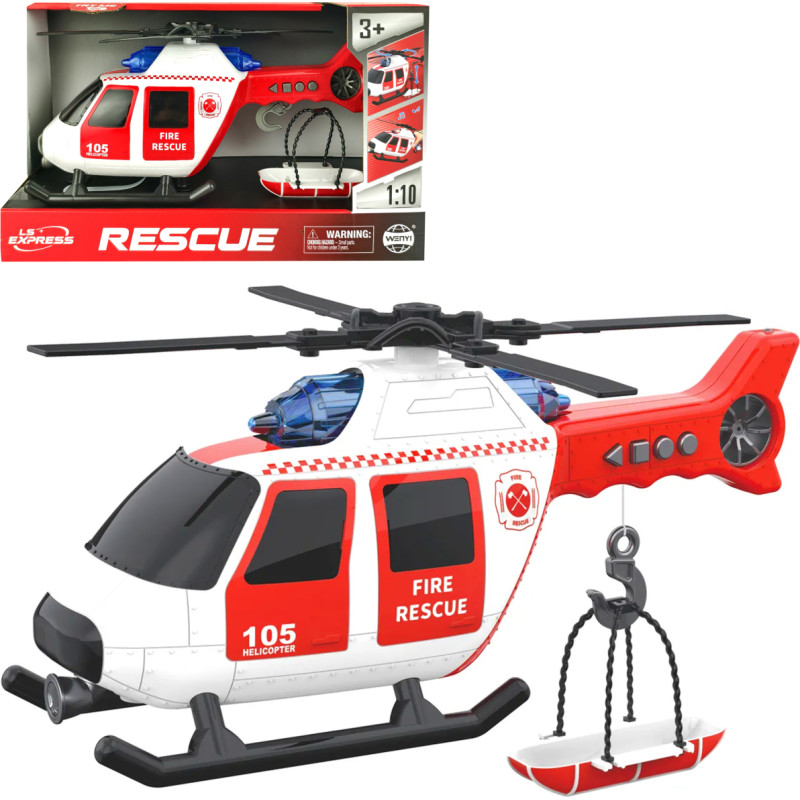 HELIKOPTER STRAŻACKI ŚWIATŁO I DŹWIĘK