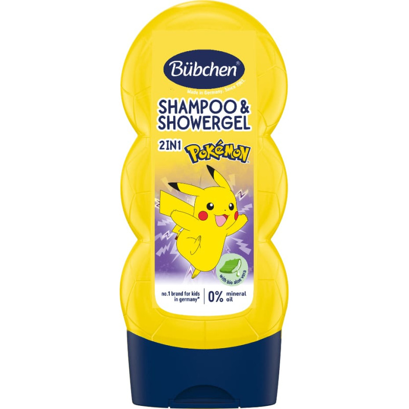 Bubchen 18000830 Shampoo and shower gel &ldquo;Pikachu&rdquo;, 230 ml