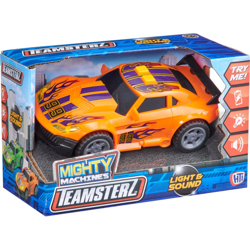 Teamsterz MIGHTY MACHINES Gatvės automobilis su &scaron;viesomis ir garsais, 12,5 cm