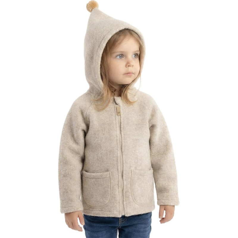 Kurteczka dziecięca wełniana Meri Sierra 122/128 beige
