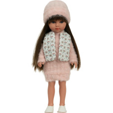 Arias lėlė mergaitė Carlota pūkuota suknele, 36 cm