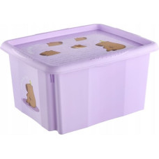 Keeeper Kaste ar vāku 24L Karolina &ldquo;Capybara&rdquo; 42,5x35,5x22,5cm maigi violeta
