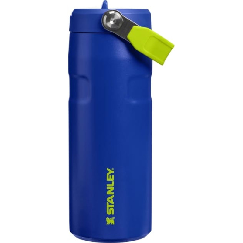 Stanley Termopudele ar salmiņu The IceFlow Bottle Flip Straw 2.0 0,47L tum&scaron;i zila