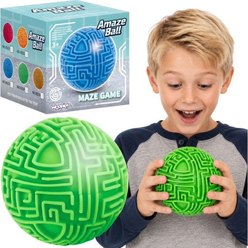 Woopie 3D kamuoliuko labirinto žaidimas Amaze Ball, 10 cm