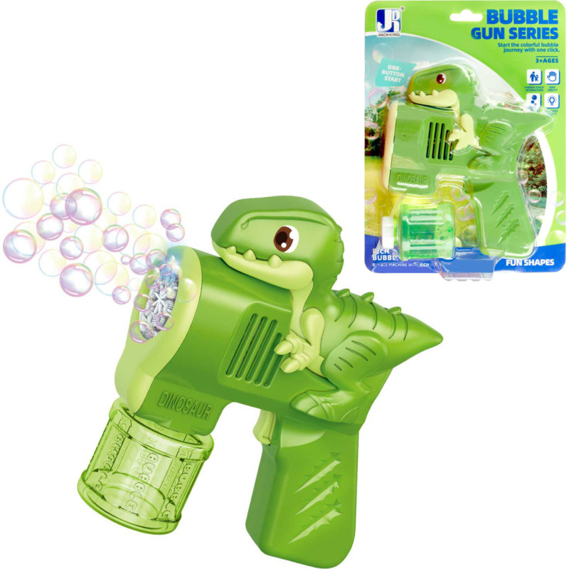 PISTOLET NA BAŃKI DINOZAUR NA BATERIE