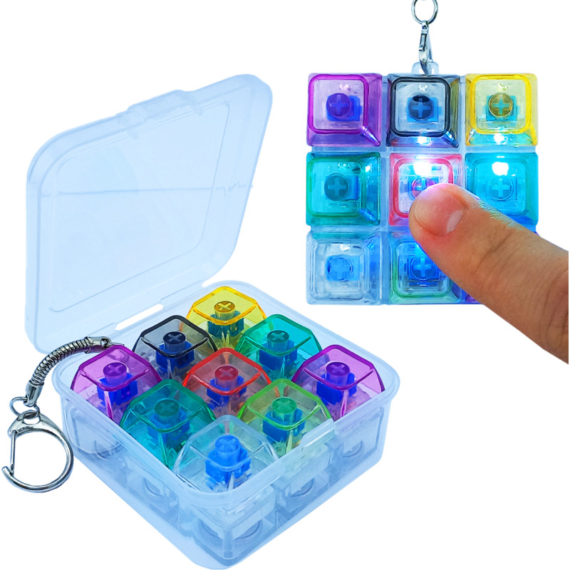 BRELOK KLIKACZ CLICKER 9 PRZYCISKÓW