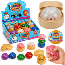 Mažas blizgus squishy antistresinis žaislas Koldūnas