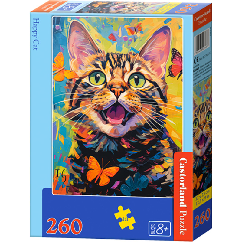 TĘCZOWY SZCZĘŚLIWY KOT *260*