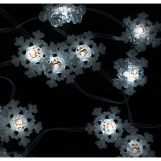 Magic Lights Magic LED String Lights, 50 LEDs, 6500K, Snowflakes, 5 m, 5V, App Control ML61603
