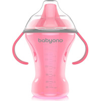 Babyono Non-spill cup with hard spout 260 ml NATURAL NURSING