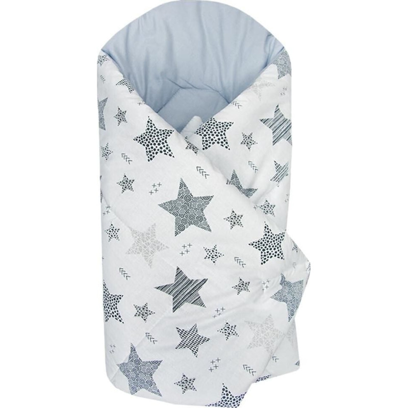 Wrap blanket 80/80 stars large white