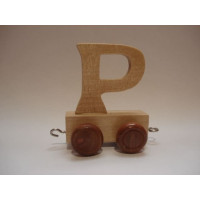 Eco Toys Wood Toys Letter Art.23702 Koka burts uz riteņiem