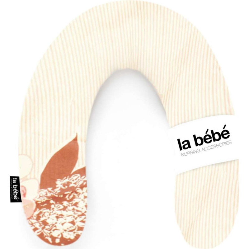 La Bebe ™ Rich Maternity Pillow Art.49340 Beige pakaviņš mazuļa barošana, gulēšanai, pakaviņš grūtniecēm, 34x104 cm