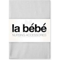 La Bebe ™ Cotton 60x120+12 cm Art.24439 Light Grey Kokvilnas satins palags ar gumiju