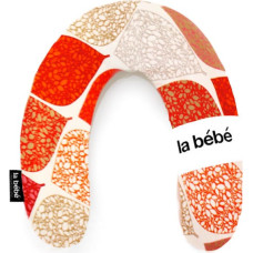 La Bebe ™ Rich Maternity Pillow Art.85500 Deco Orange pakaviņš mazuļa barošana, gulēšanai, pakaviņš grūtniecēm 30x104 cm