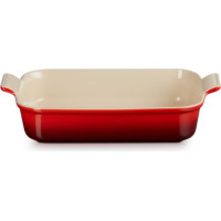 Le Creuset Cepamtrauks taisnstūra Heritage akmens masas 32x24cm / 4L oranžs