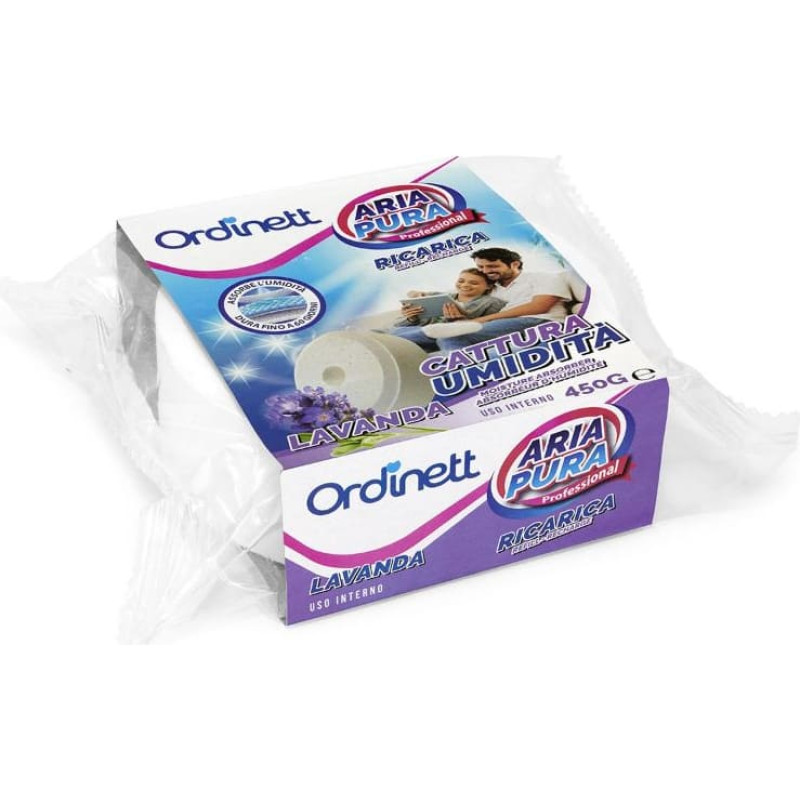 Ordinett drėgmės sugėriklio papildymo tabletė, 450 g, su levandų kvapu