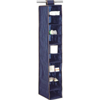 Ordinett Organizators iekarināms ar 10 plauktiem 20x29x120cm Blue