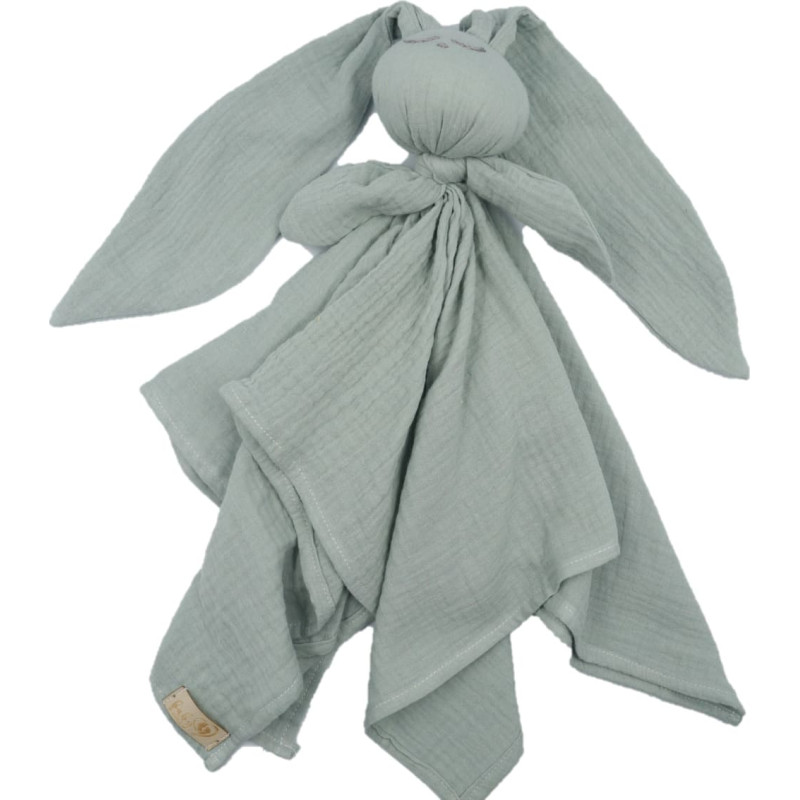 Baby In World BABY 01084 Pielucha muślinowa Hug Me Bunny mięta