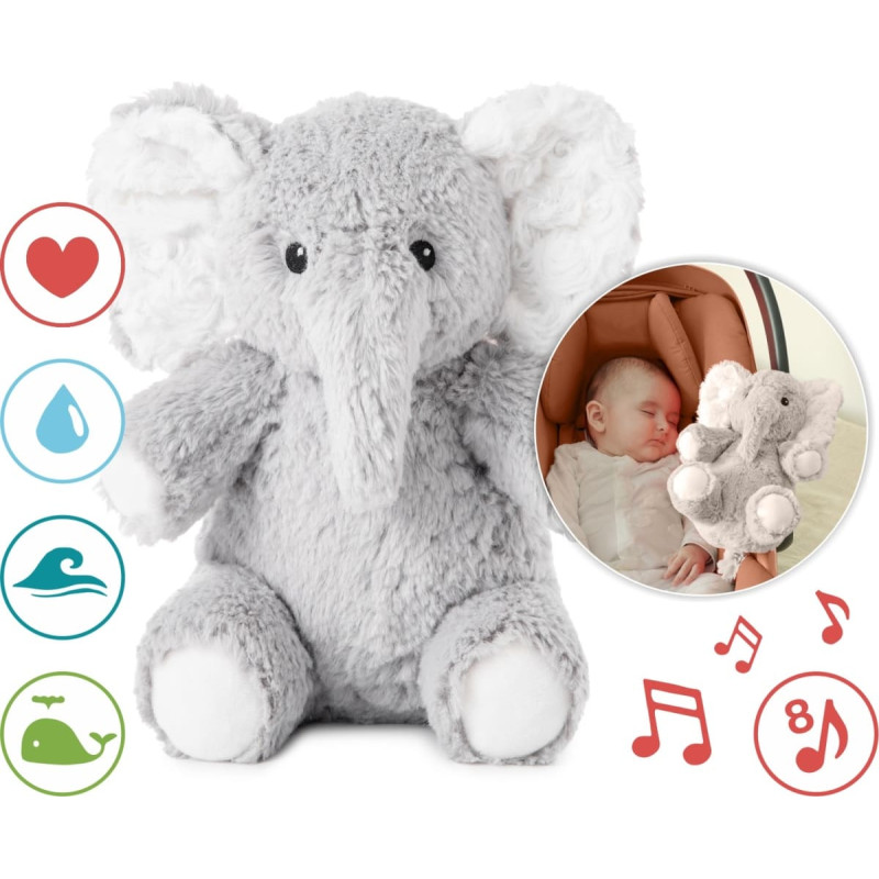 Cloud B CLTT-7306 Elliot Elephant On The Go- Szumiący Słonik z pozytywką
