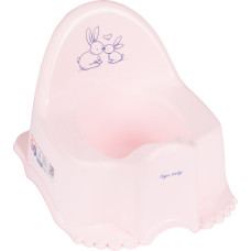 Tega Baby Podiņš muzikālais ECO RABBITS light pink TegaBaby PO-059-104