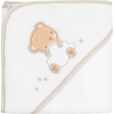 Hooded towel 90/90 cm Dream Big Beige