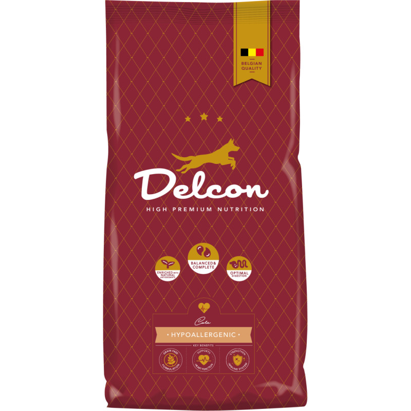 Delcon Pašaras alergiškiems šunims HYPOALLERGENIC / 10 kg