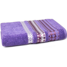 TOWEL SILVER 70X140 TERRY AMETHYST