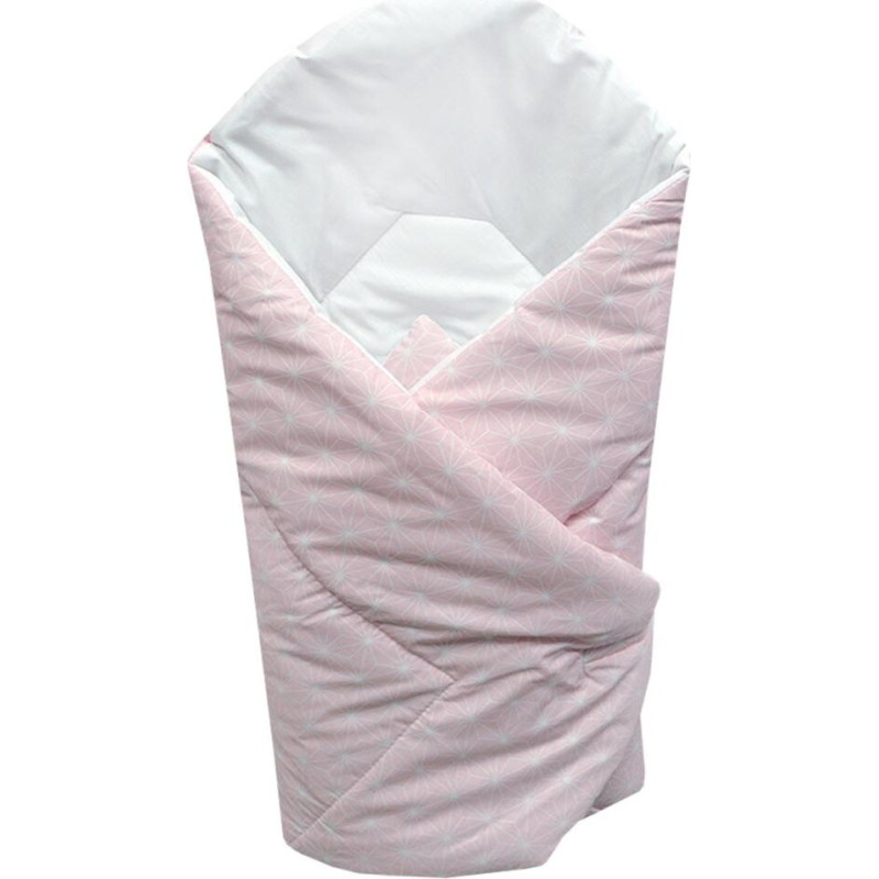 Ankras wrap blanket 80/80 diamonds pink