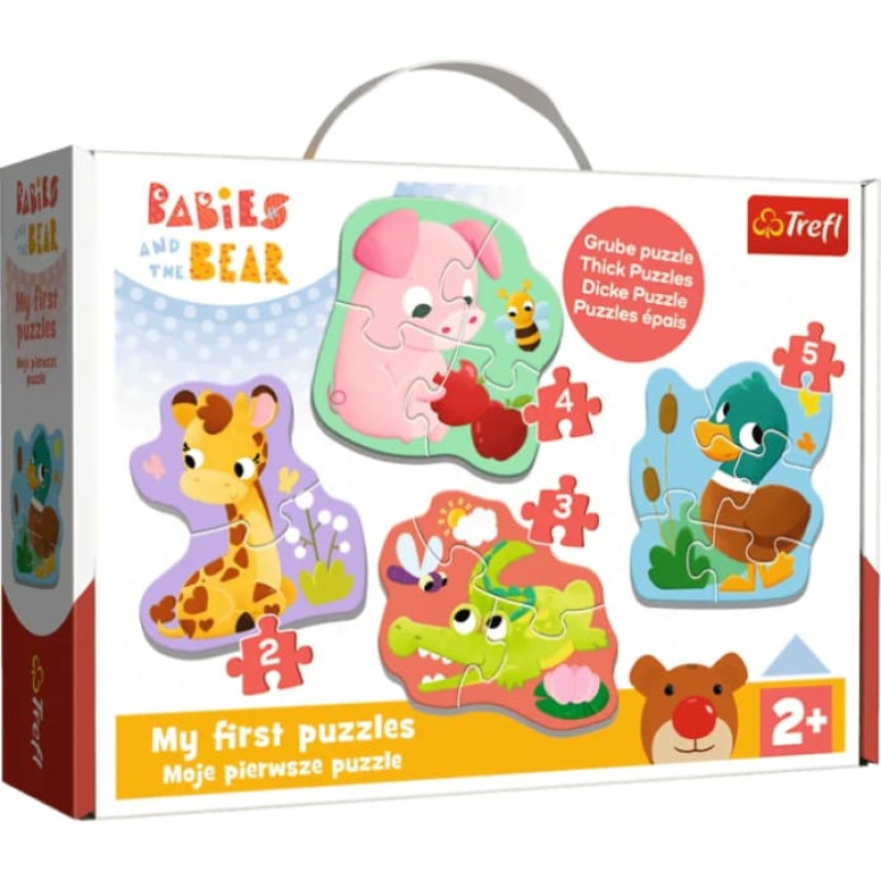 Trefl 36135 Puzzle Baby Classic Bobaskowe zwierzątka