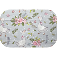 Ega Kids vystyklas - 29330 - TETRA PRINT - EGA - GOSSE & FLOWERS - GREY -  dydis 70x80 cm