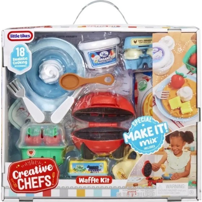 Little Tikes 639685-EUC Creative Chefs Waffles Kit