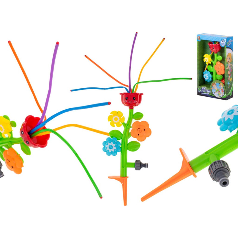 Ūdens smidzinātājs strūklaka bērniem ziedu