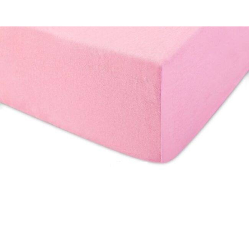 Miniania Sheet - JERSEY - size 120x60 - LIGHT PINK
