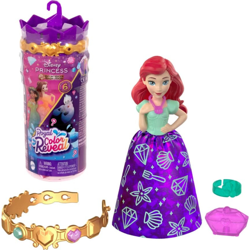 Disney Doll -22728 - DISNEY - ROYAL COLOR REVEAL - PRINCES or VILLAIN