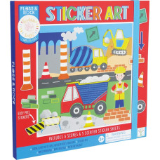 Floss & Rock Knygelė su kvepiančiais lipdukais, Statybos