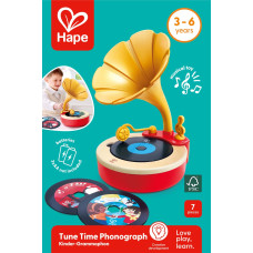 Hape  rotaļu fonogrāfs, E0641A