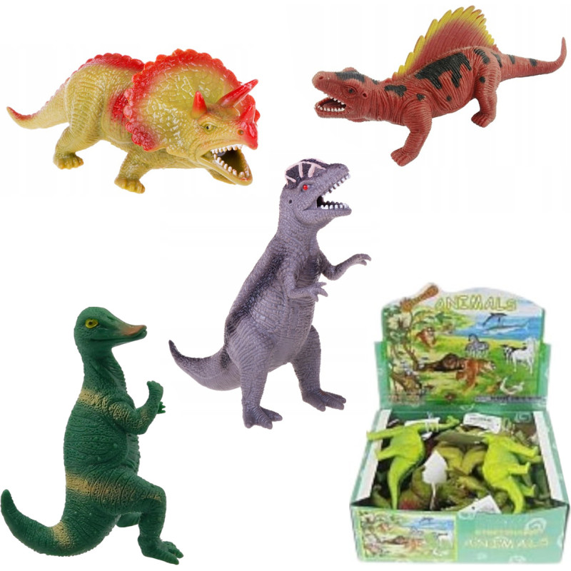 DINOZAURY GUMOWE Z GROSZKIEM