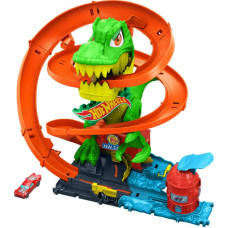 Hot Wheels® City T-Rex tuletõrjejaamas