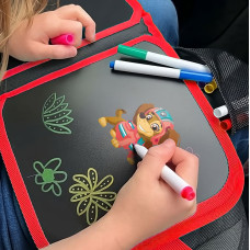 Dodo Stalo žaidimai Daugkartinė spalvinimo knygelė su flomasteriais "Gyvūnai"