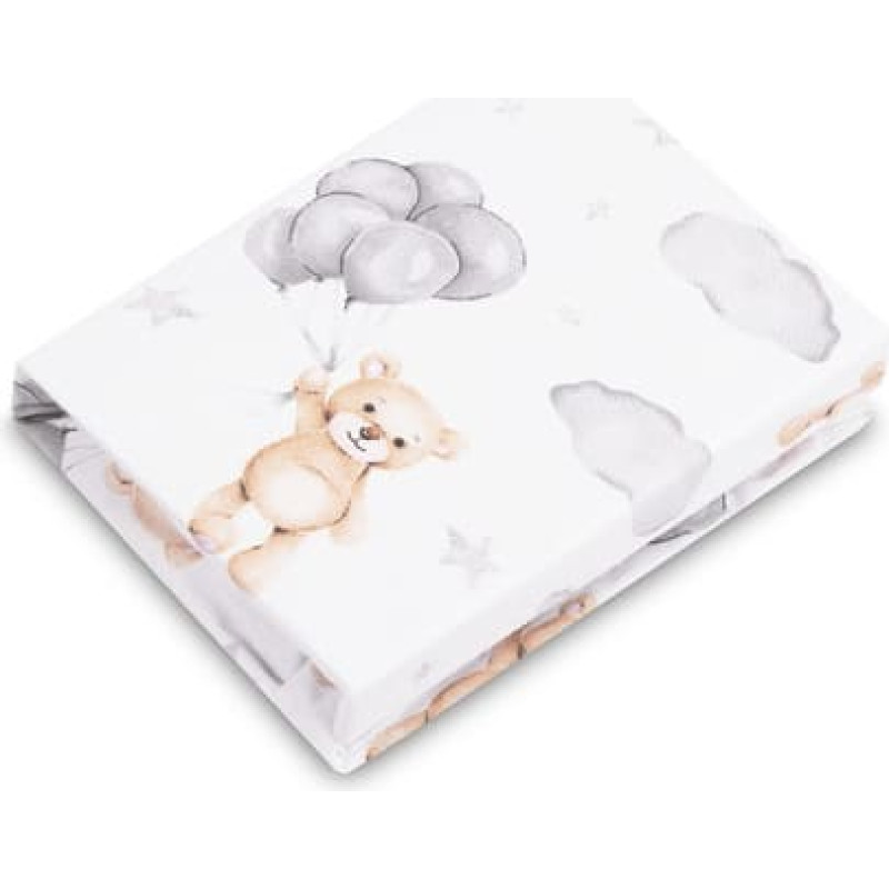Sensillo PRINTED SHEET TEDDY GREY 60X120CM
