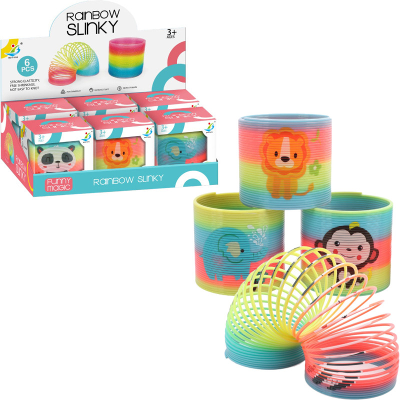 SPRĘŻYNA TĘCZOWA ZWIERZĘTA