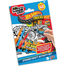 Bladez HOT WHEELS MOSTER TRUCKS Lipdukų veiklos rinkinys