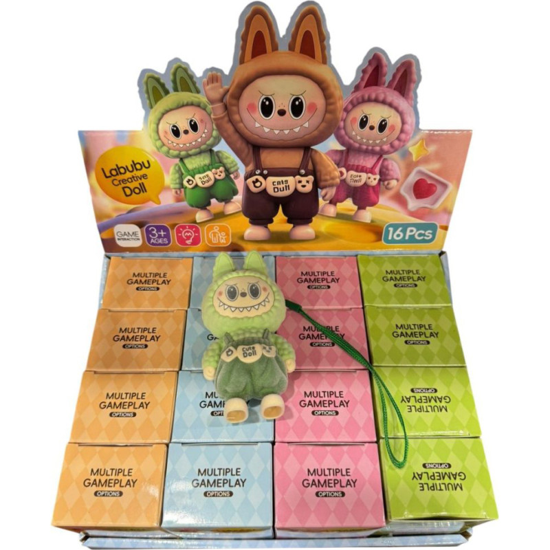 Zamšinė figūrėlė Labubu