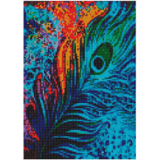Other Daimond Mosaic - 46534 - PEACOCK FEATHER - size 30x40 cm
