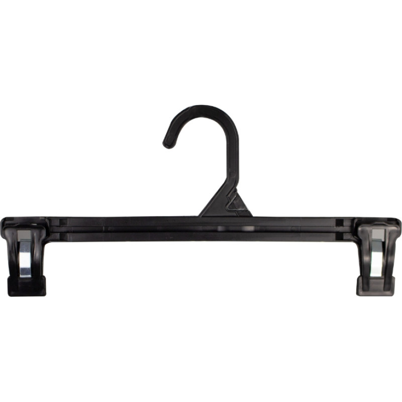 Ordinett Drēbju pakaramie ar klip&scaron;iem 2 gab. plastmasas Noir 30x1,75x14,5cm melni