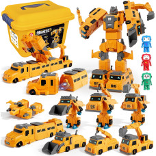 KLOCKI MAGNETYCZNE POJAZDY 24 EL. KUFER