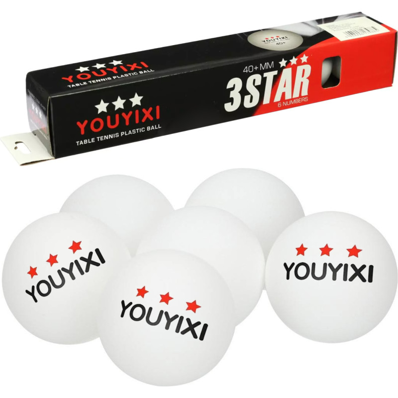 PIŁKI DO PING-PONGA 6 SZTUK