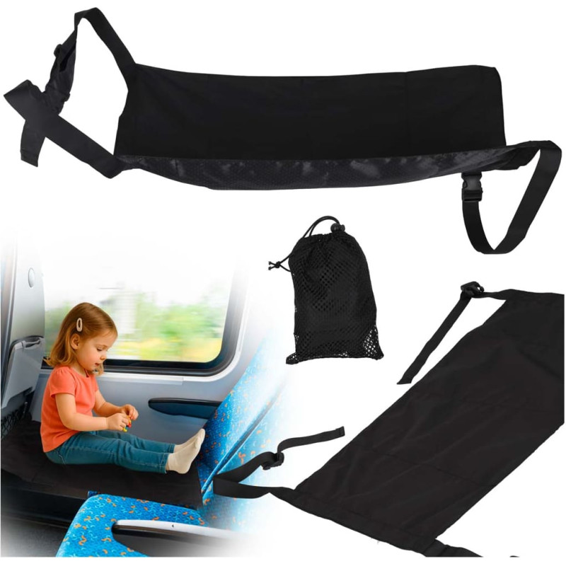 Vaikiškas kelioninės lovytės kilimėlis lėktuvui ir traukiniui