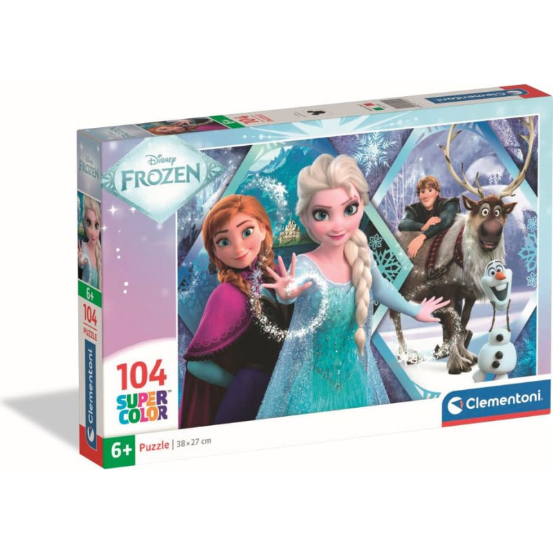 Clementoni puzle Frozen, 104 gab., 25045